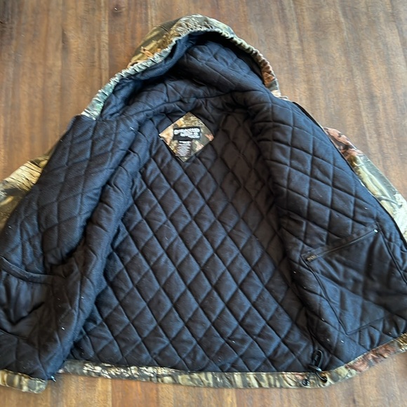 Mossy Oak Break Up Infinite Camo Coat Boys 20-22 (appx Women's M), insulated - Picture 5 of 9